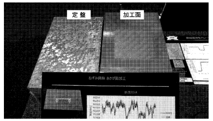 図７　定盤表面を再現した表面加工（フェムト秒レーザー）